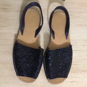 Sling back Glitter Sandals
